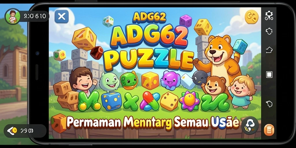 Screenshot gameplay ADG62 menampilkan teka-teki yang menarik dan menantang.