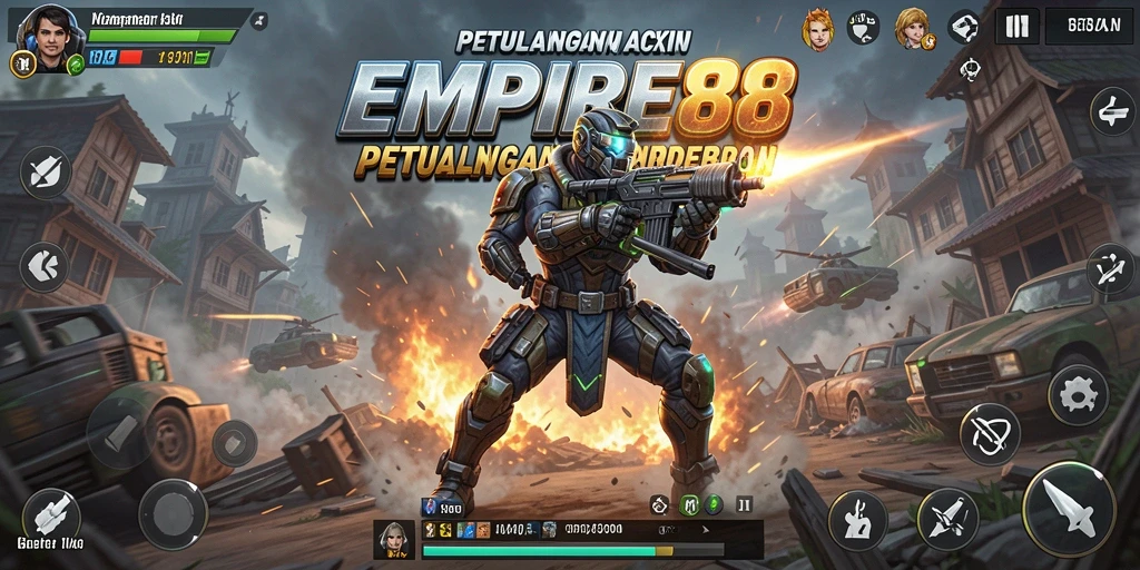 Tampilan gameplay seru di EMPIRE88 dengan aksi yang cepat.
