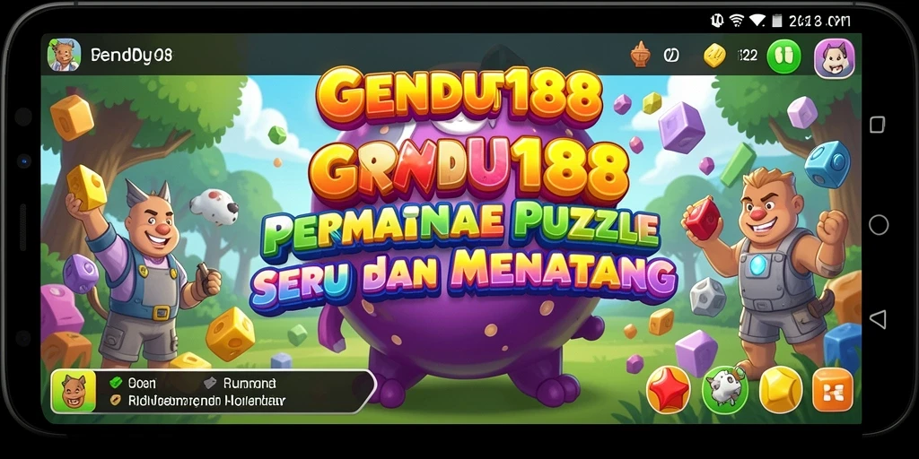 Tampilan gameplay seru dari GENDUT188 dengan berbagai level puzzle.