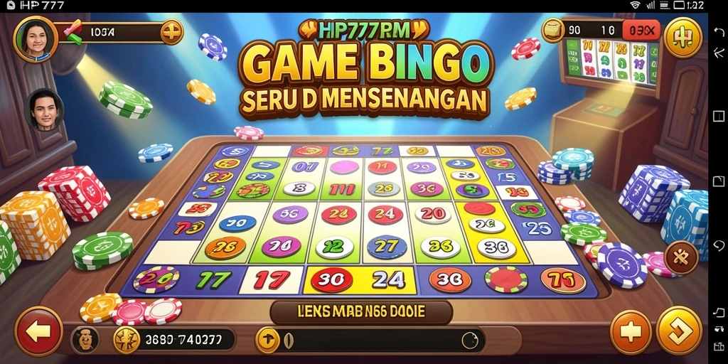Tampilan gameplay seru dengan suasana Bingo yang energik.