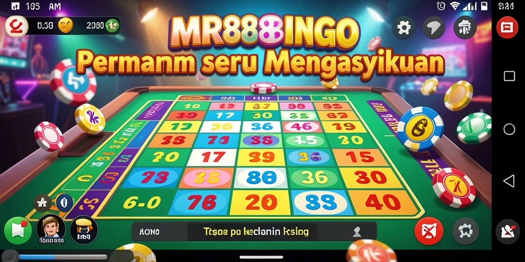 Tampilan gameplay seru dan interaktif dari MR888 Bingo.