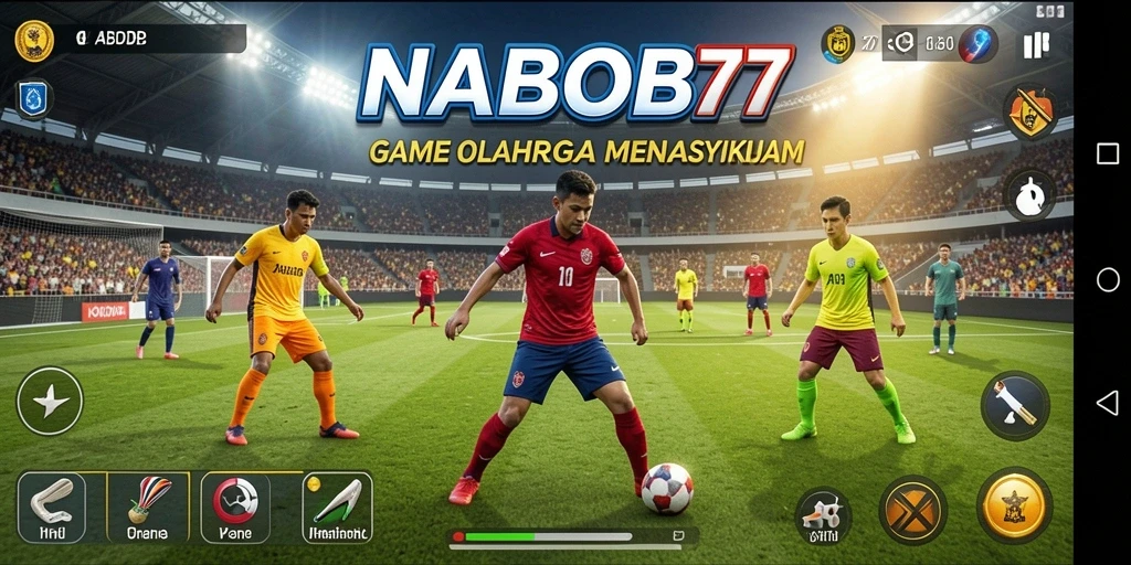Screenshot NABOB77 menampilkan gameplay yang seru dalam berbagai cabang olahraga.