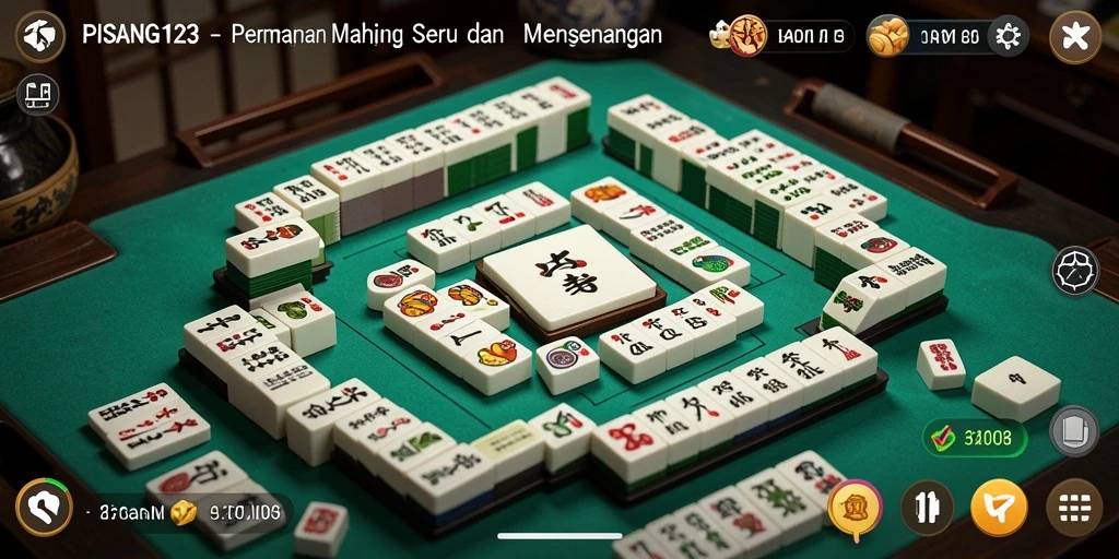 Gameplay menarik dari PISANG123 dengan tantangan Mahjong.