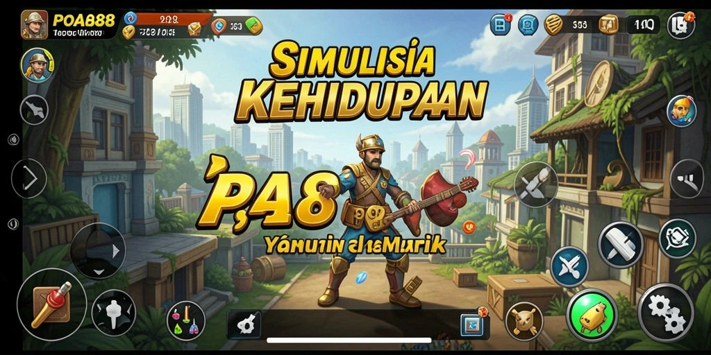 Tampilan gameplay menarik dari POA88 yang menampilkan interaksi karakter.