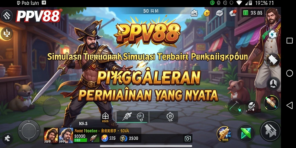 Screenshot gameplay PPV88 yang menunjukkan interaksi karakter dalam simulasi.
