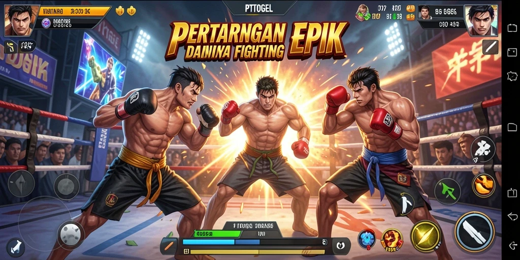 Tampilan aksi seru dalam gameplay PTTOGEL yang mendebarkan.