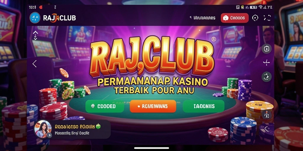 Screenshot RAJACLUB yang menampilkan keseruan gameplay Kasino.