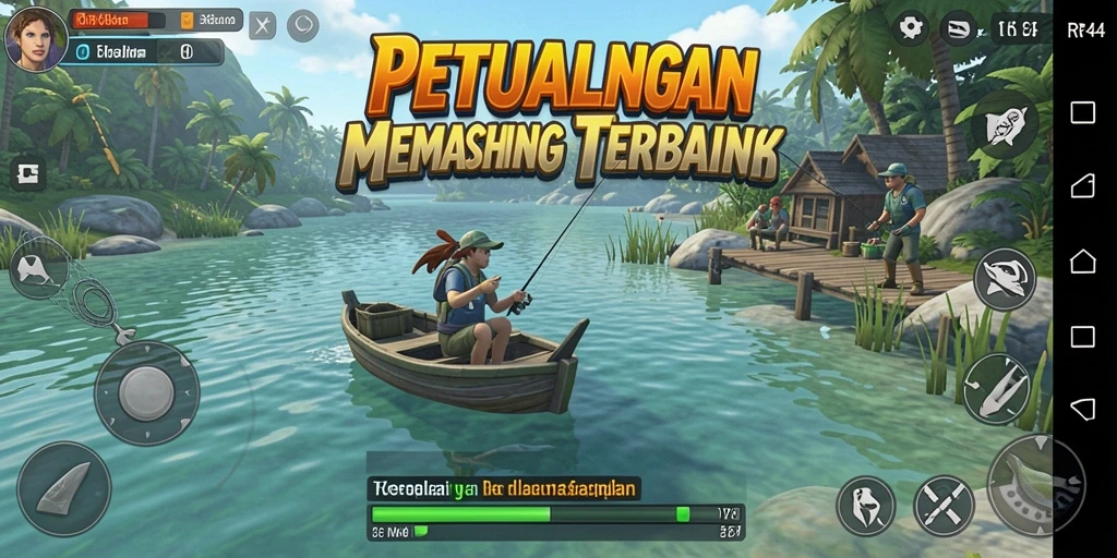Tangkapan ikan seru dalam gameplay RR44 yang menantang.