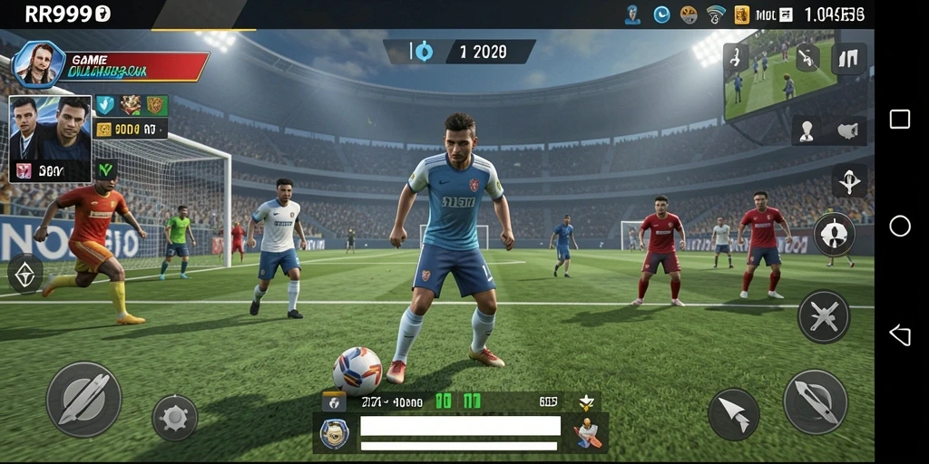 Gambaran gameplay seru dari olahraga di RR999.