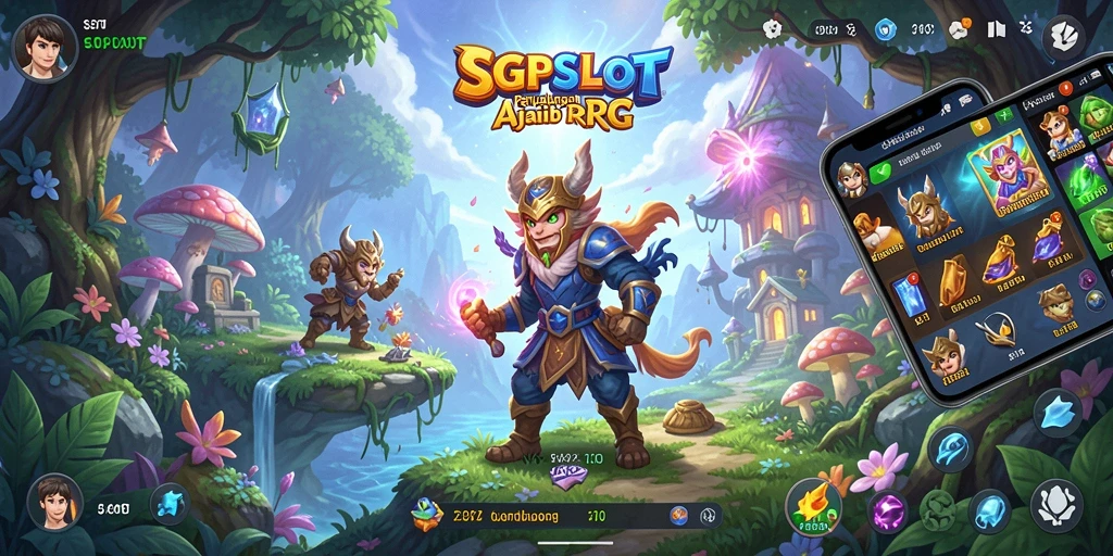 Tampilan menarik dari gameplay RPG di SGPSLOT.