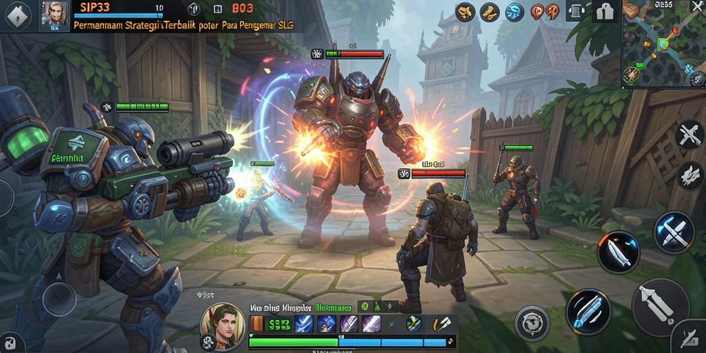 Tampilan gameplay SLG yang seru dan strategis.