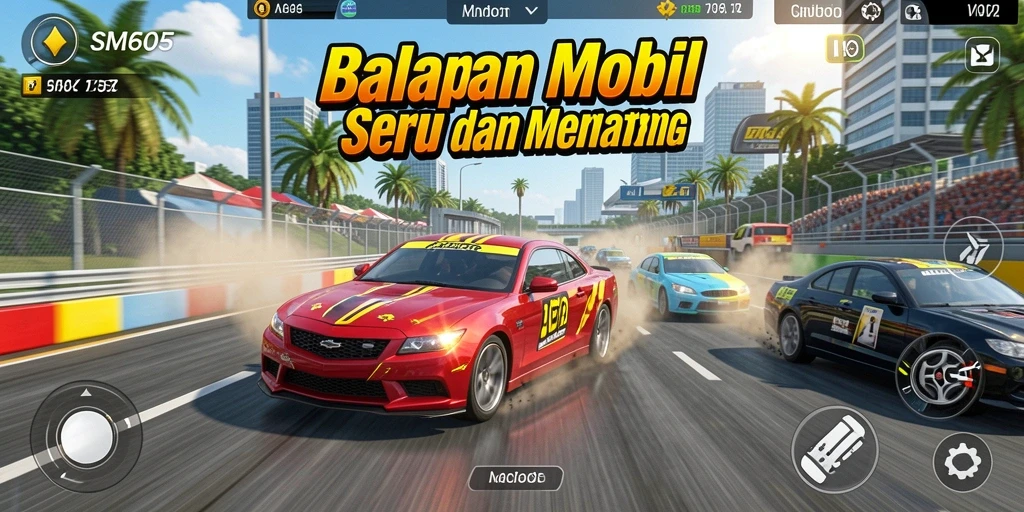 Gambaran menarik dari gameplay SM605 yang seru dan cepat.
